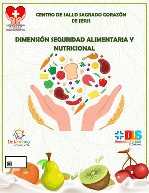 SEGURIDAD ALIMENTARIA Y NUTRICIONAL