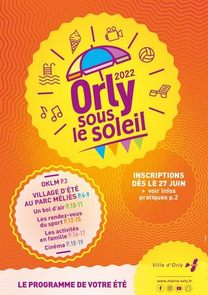 Programme Orly Sous Le Soleil 2022