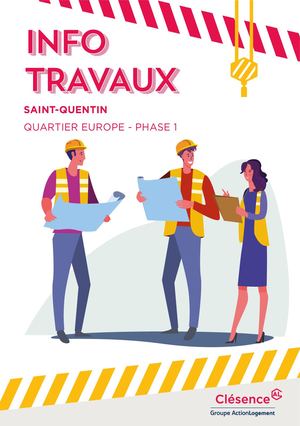 Guide Info Travaux Quartier Europe à Saint-Quentin