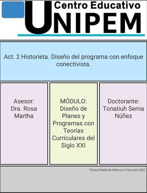 Serna Núñez, Tonatiuh Unipem A2 Historieta Del Conectivismo 1