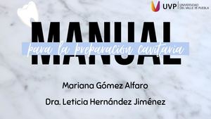 Manual para la preparación cavitaria