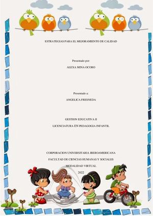 Estrategias Para El Mejoramiento De Calidad 2