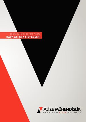 Alize Muhendislik Katalog
