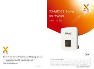 Manual of installation X3 Mic G2 Manual