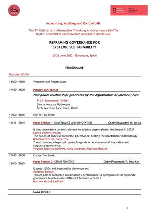 BCN_GENERIC_9th Barcelona Catg Program 2022