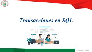 Transacciones Sql