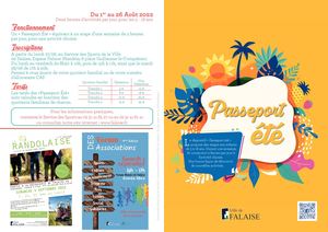 Flyer Passeports été 2022