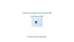 Présentation de la plateforme CONFIANCE-RIB