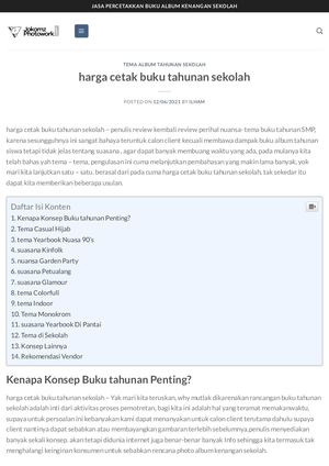 089685617675 -harga Cetak Buku Tahunan Sekolah