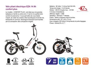 Fiche Produit Velo Confort Plus Eza