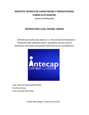 Portafolio Digital Intecap