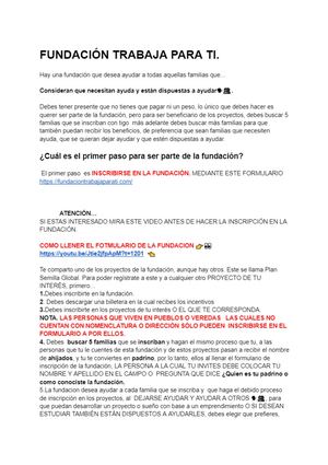 Fundación Trabaja Para Ti