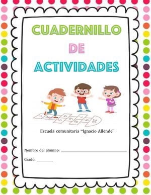 Cuadernillo De Actividades