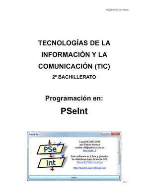 Manual de Programación en PSeInt