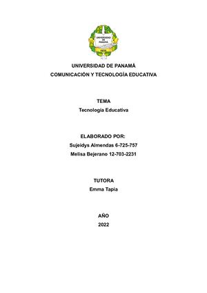 Trabajo Escrito Tecnología Educativa