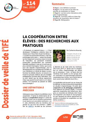 La Cooperation Entre Eleves Ife