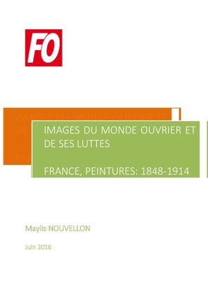 Etude Cgt-fo images du monde ouvrier luttes 2016