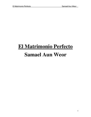 Matrimonio Perfecto