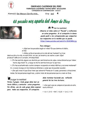 Sesion 4 El Pecado Nos Aparta Del Amor De Dios (1)