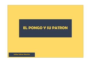 El Pongo Y El Patron
