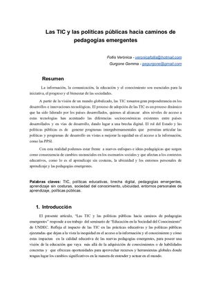Artículo Final Educación En La Sociedad Del Conocimiento