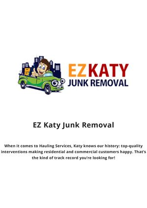 Ez Katy Junk Removal