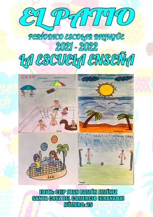 PERIÓDICO DIGITAL ESCOLAR "EL PATIO". Ceip Juan Ramón Jiménez.