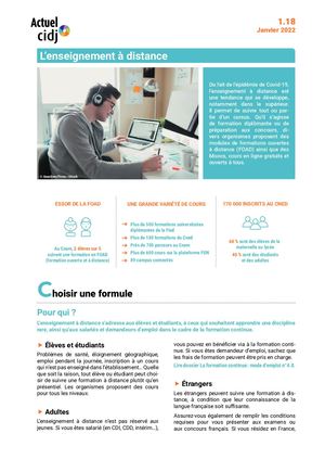 1 18 22 L Enseignement A Distance