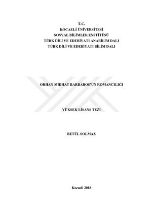 Barbarosun Romanciligi