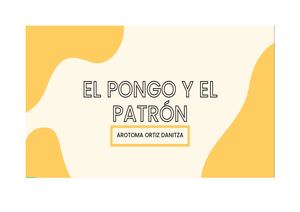 El Pongo Y El Patrón (1)