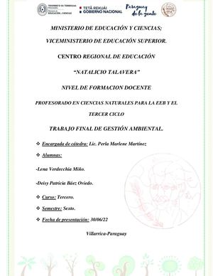 Album, Parque Nacional Caazapá