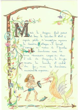 Le Manuscrit Médiéval Elèves De 5e