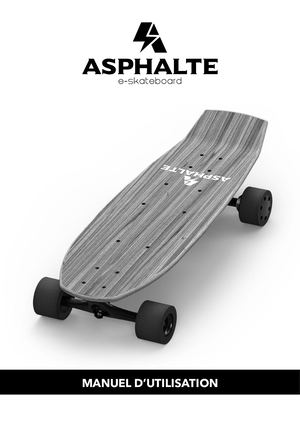 Manuel D'utilisation Cruiser 70 Asphalte