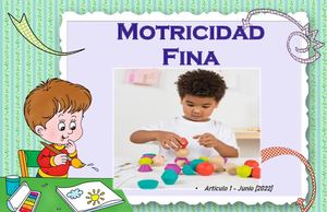 Revista Motricidad Fina