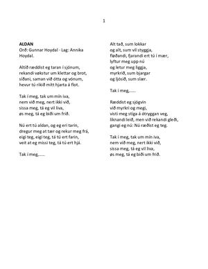 Sanghefti 2020 Syngið Við