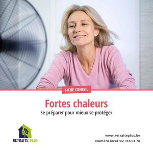 Fiche conseils canicule de Retraite Plus