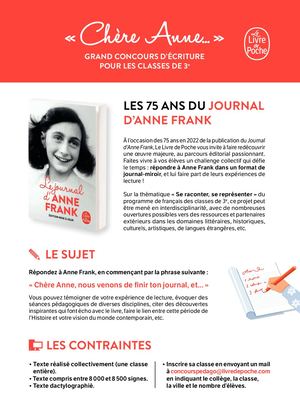 Concours Anne Frank