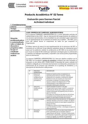 Gestion De La Calidad Pa2 U2