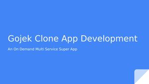 Gojek Clone App Development