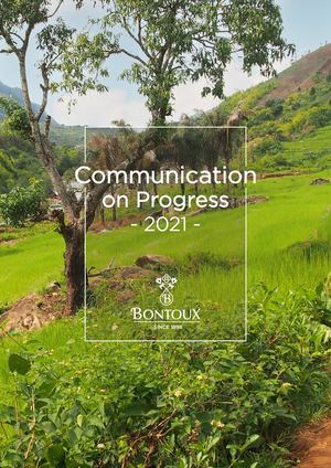 Communication On Progress - 2021 - BONTOUX