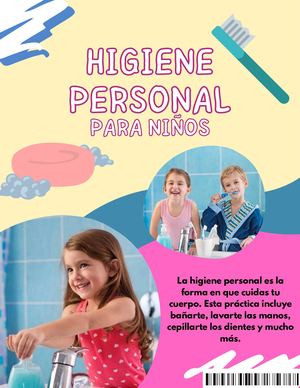 Revista Higiene Personal para niños