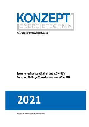 Spannungskonstanthalter 2021 Konzept