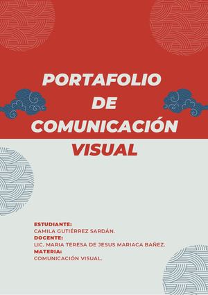 Portafolio De Comunicación Visual