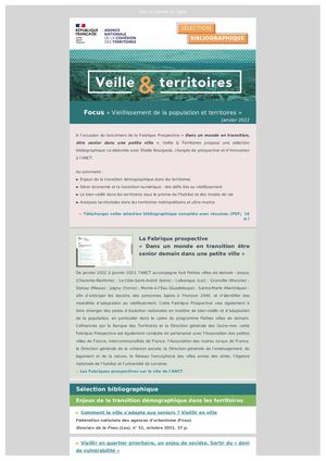 Veille & Territoires "Vieillissement dans les territoires"