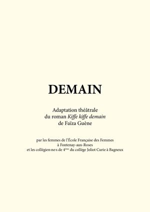 Demain - Chemin des Arts