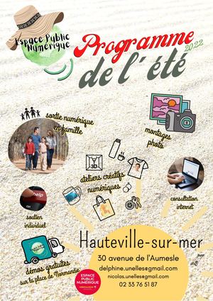 Programme Animations Epn Hauteville éTé 2022