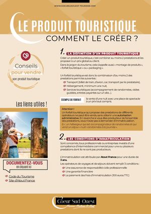 Le Produits Touristique Comment Le Créer