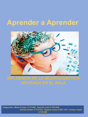 Aprender a Aprender Influencia de La Neurodidàctica en el Aula n°2