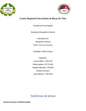 tectonicas de placas