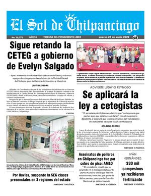 El Sol De Chilpancingo 23 Junio 2022